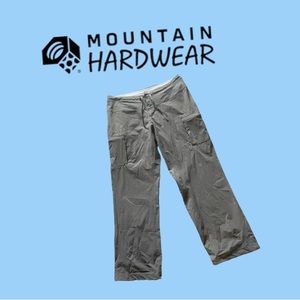 Mountain Hardwear Womens Nylon‎ Blend Hiking Outdoor Pants Charcoal Gray Size 12